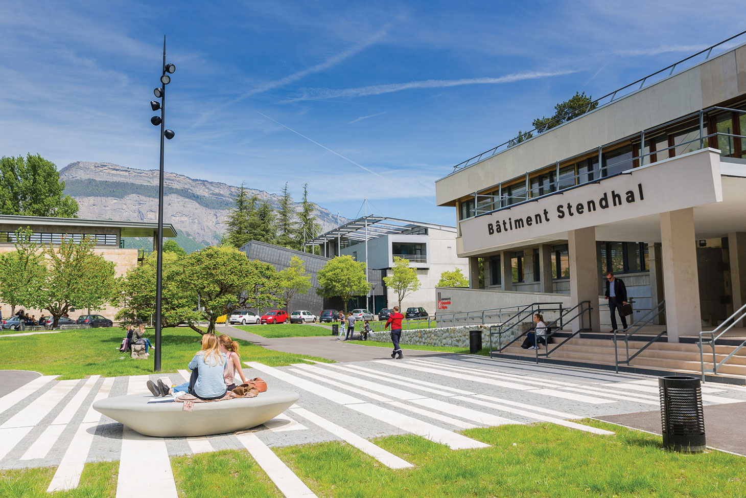 A university building on the Grenoble campus